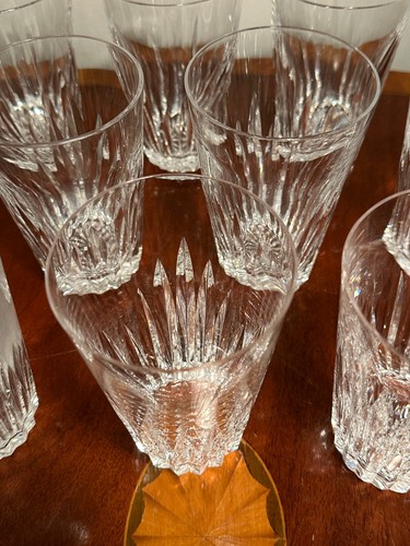 Vtg Set of 10 WATERFORD CRYSTAL Eileen 10 oz. Tumblers Glasses 5" Tall IRELAND - Picture 8 of 18