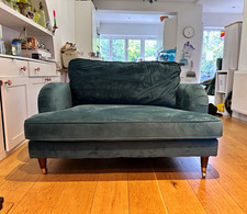 Teal velvet loveseat sofa payton sofa 123