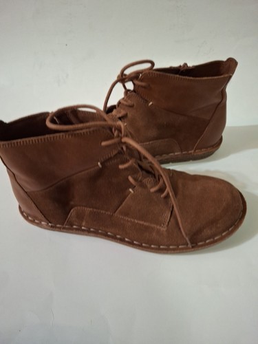 CLARKS COLLECTION Tamitha Brown Suede Leather Lace-Up Boots Size 6.5 (1494) - Bild 10 von 13