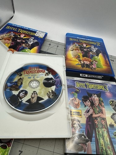 Hotel Transylvania 1, 2, 3 DVD L, Blueray, U4k, Trilogy Lot Complete Collection - Picture 10 of 14