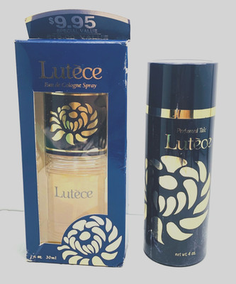 LUTECE Eau de Cologne by Dana / Parfums Parquet + Perfumed Talc  **VINTAGE AS-IS
