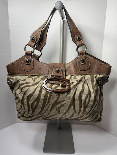 Vintage Y2K Guess Bag | Leopard Print Shoulder Purse