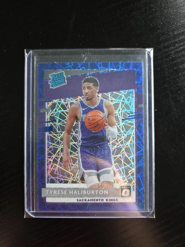 2020-21 Panini Optic Blue VELOCITY  RC Rookie TYRESE HALIBURTON  Prizm
