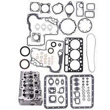 Engine Complete Cylinder Head& Full Gasket Kit For Kubota Tractor B7200 B8200