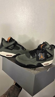 Jordan Undefeated x Air Jordan 4 Retro Deep Green Clementine 2025