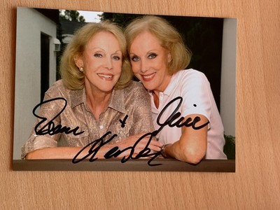 Alice & Ellen Kessler / Twins - Autograph Card Original Signed - #52772