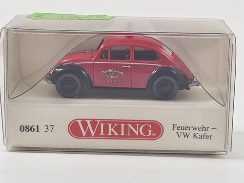 Modellino auto Wiking 1:87 H0 VW Volkswagen Maggiolino vigili del fuoco n. 086137