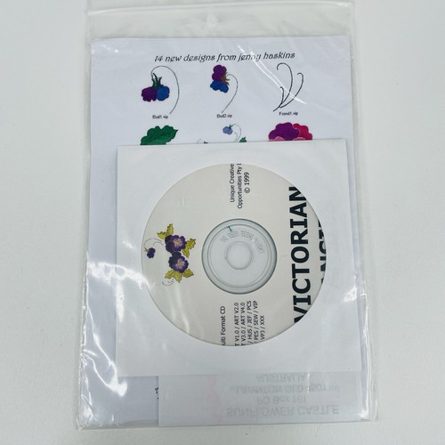 CD bordado Jenny Haskins Designs pensamientos victorianos Y rosas para Mary - Imagen 8 de 9