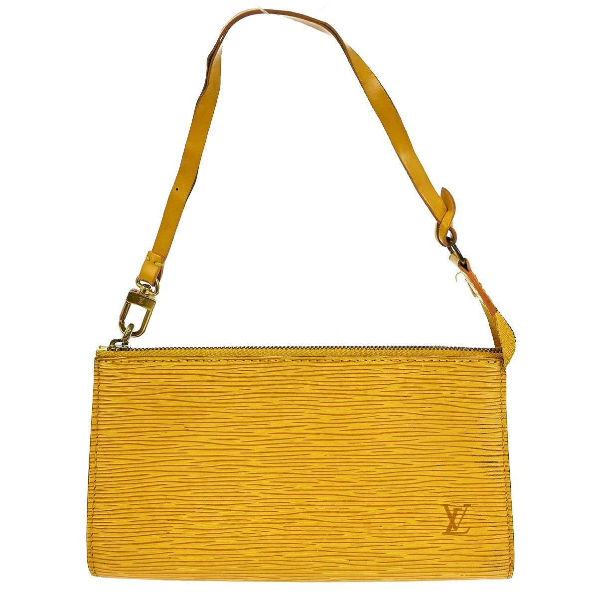 Louis Vuitton Pochette Yellow Bags & Handbags for Women for sale