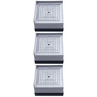 Set of 3 Furniture Height Pad Foot Raiser Riser Lifts Risers