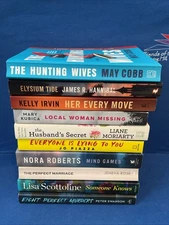 Lot of 10 - Mysteries/Thriller PB by Kubica, Moriarty, Roberts & Others