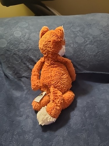 Jellycat London Bashful Fox Cub 12" Plush Stuffed Animal Orange Soft Stuffy - Picture 5 of 6
