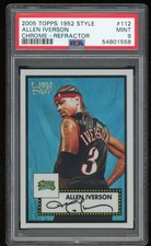 Allen Iverson [Chrome Refractor] #100 Prices | 2005 Bowman