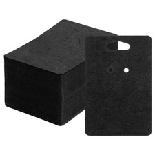 Card Display Keychain, 100pcs Card Holder Keychain, Black