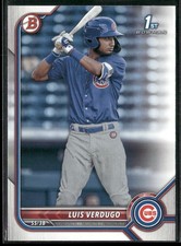 Luis Verdugo 2022 Bowman #BP-147 Chicago Cubs