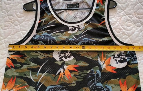 No Boundaries: Skull Camo Tank top. Men's Free Shipping. - Picture 7 of 9
