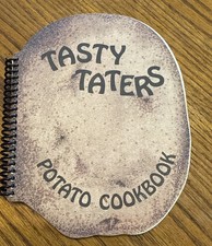 Tasty Taters Potato Cookbook Spiral Bound Shaped Book