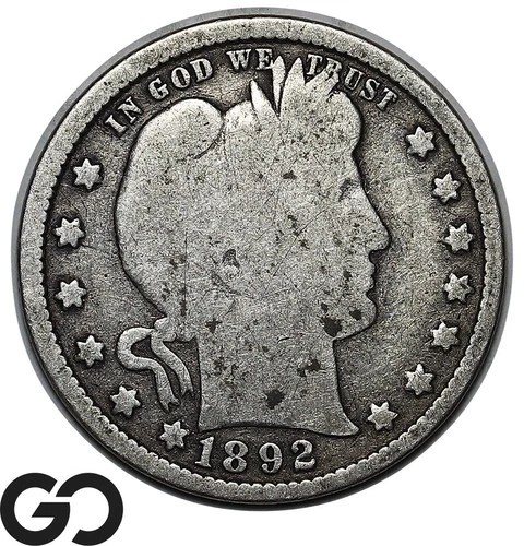 1892 Barber Quarter