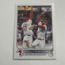2022 Topps Update #US112 Philly Phenoms (Bryce Harper / Rhys Hoskins)