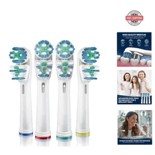 Oral-B Dual Clean Replacement Electric Toothbrush Head, 3 Count