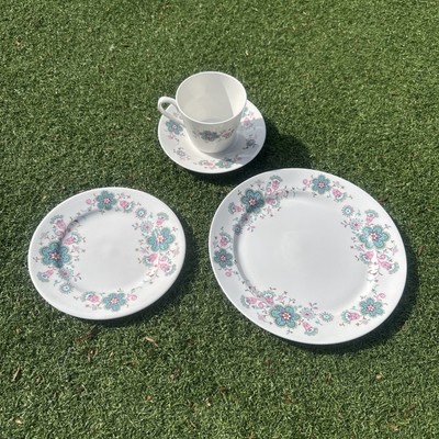 Teetasse & Untertasse Teller Shore & Coggins Bell Porzellan Stück Teeservice Primel Porzellan