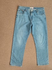 NEXT size 16 light blue stretch cotton polyester denim trousers
