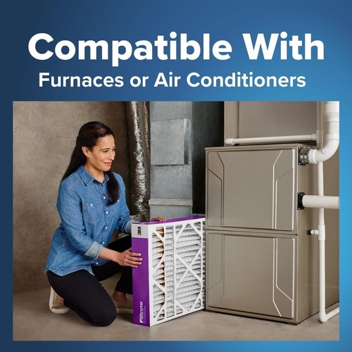 Filtro aria forno AC Filtrete 20x25x4 (SlimFit) per Lennox MPR 1550 DP - confezione da 3 - Foto 5 di 11