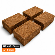 Schleifklotz Kork Set 4 Stück für Holz Lack...