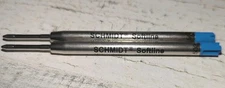 Schmidt Softline Blue Ballpoint Pen Refills , 2pk