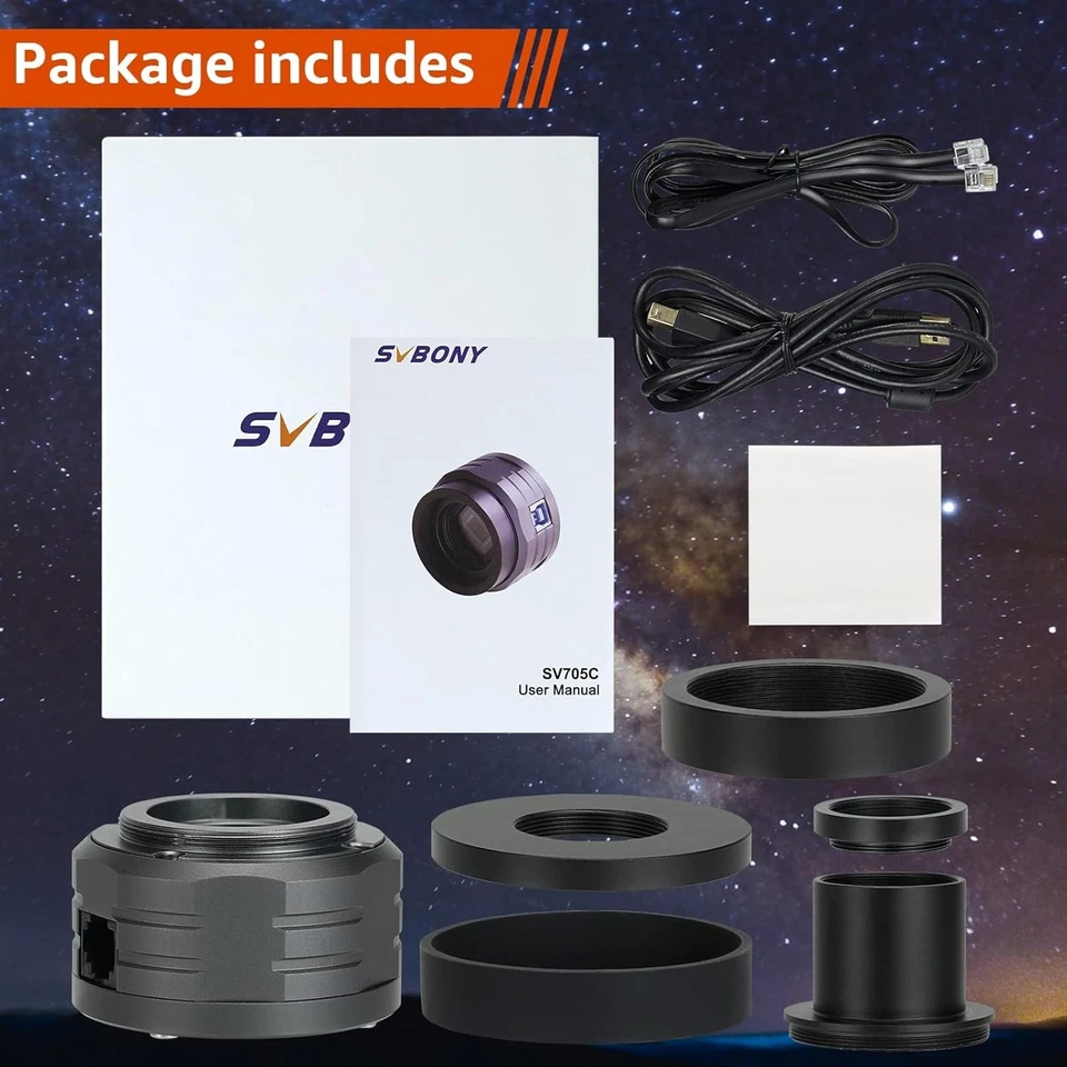 Svbony SV705C Camera Astronomiche Colori - Immagine 3 di 4