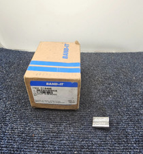 ( QTY 100 ) Band-It C15499: Stainless Steel Valve Clip 1/2"