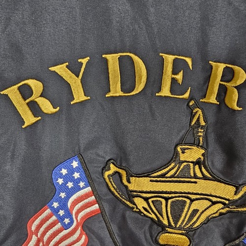 1999 Ryder Cup Country Club 1/2 Zippered Embroidered Vintage Large Slazenger - Picture 12 of 16