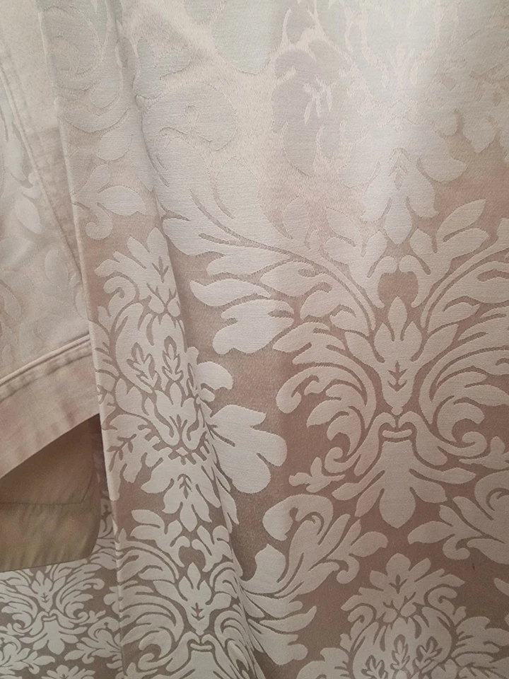 SANDERSON cream/gold Double Duvet & 2 Pillow Cases 76 X 76 Inch Satin Border - Image 2 of 4