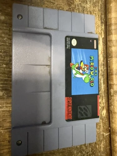 Super Mario World Super Nintendo 1991 Cartridge Only Tested SNES Video Games VTG