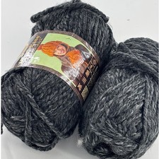 Lion Brand Wool Ease Thick  Quick Yarn Charcoal Super Bulky