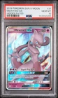 2019 POKEMON SUN & MOON HIDDEN FATES #31 MEWTWO GX PSA 10