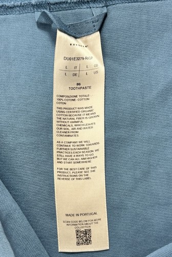 Rick Owens - Crewneck Thoothpaste Long Sleeve T-Shirt Size: L - Picture 5 of 7