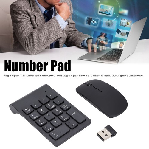 Number Pad Plug And Play 2.4GHz Wireless Technology 1200 DPI Sensitive Number P - Picture 16 of 23