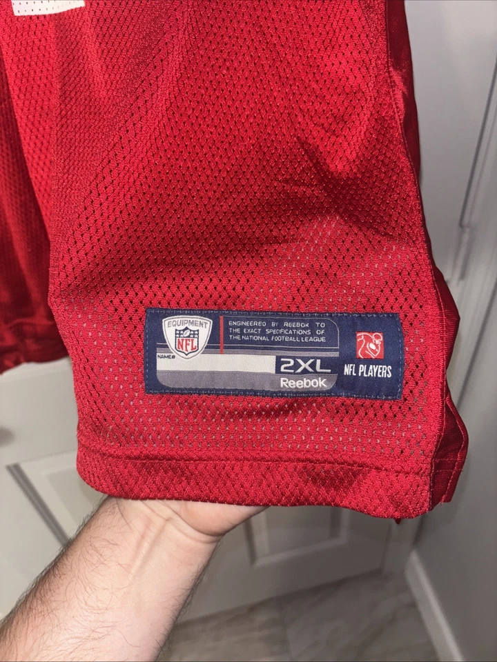 New England Patriots Tom Brady #12 50 Aniversario Rojo Reebok Jersey Adulto XXL Foto 2 de 4