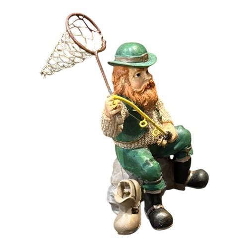 Folletto 5” statuina resina irlandese giorno di San Patrizio verde fortunato a scelta usata in ottime condizioni - Foto 50 di 59