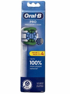 ORAL-B PRO PRECISION CLEAN ERSATZZAHNBÜRSTENKÖPFE 4ER PACK BRANDNEU VERSIEGELT