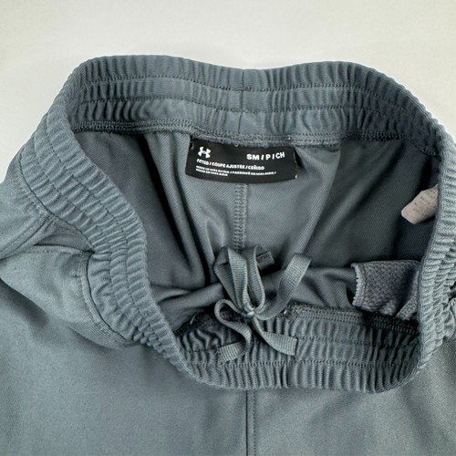 Under Armour Twister Men Small Fitted Gray 100% Polyester Drawstring Sweatpants - Picture 8 of 14