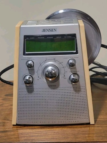 Jensen JCR-560 Dual Wecker Stereo CD Player AM/FM Radio - Bild 3 von 3