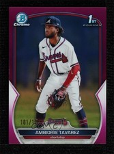 2023 Bowman Chrome Prospects Fuchsia Refractor /199 Ambioris Tavarez #BCP-33 nh1