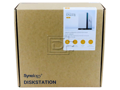 Synology 32TB DiskStation DS223j 2-Bay SATA Quad Core Encrypted NAS Server - Afbeelding 4 van 5