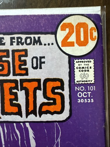 House of Secrets #101 DC Comics 1972 Bronze Age Horror - Picture 3 of 9