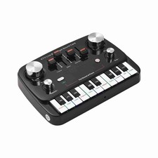 Live Sound Card Piano Shape Audio Recording Desktop Singing BT Wireless Los HZXH