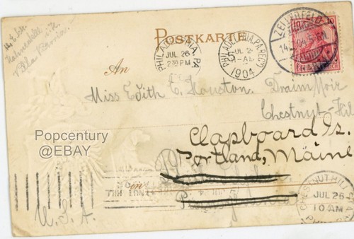 Vintage 1904 Postcard Germany Gruss Zellerfeld Panoramic Posted Photograph Photo - Picture 2 of 2