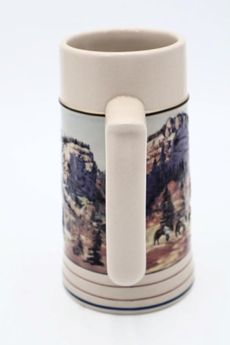 De colección 1991 Coors The Rocky Mountain Legend Series Beer Stein ROCK CLIMBING - Imagen 4 de 7