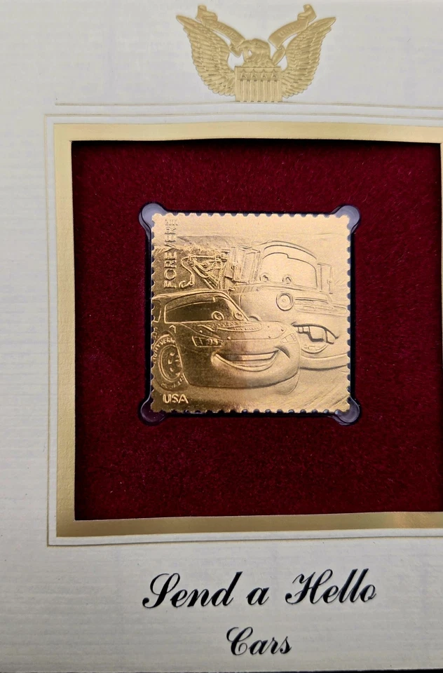 Cars Gold Edition USPS Stamp First Day Issue August 2011 - Image 2 of 4